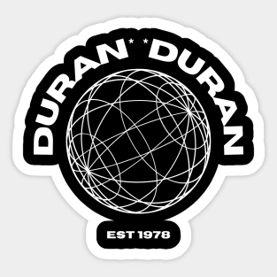 Duran Duran world tour Sticker